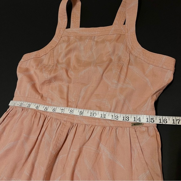 Prana Sundrifter Midi Dress Apple Blossom Print, peach color Size Medium - Picture 4 of 13